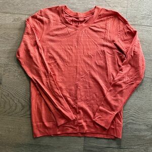 Lululemon long sleeve orange tee